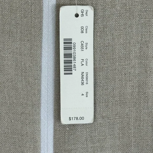 J. Crew Linen Career Dress Women's Size 4 - Picture 6 of 13